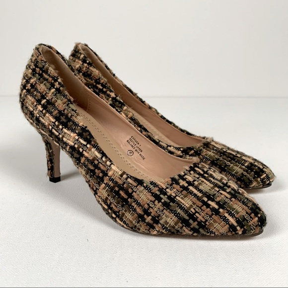 Chase + Chloe Carmen Tweed Heel - Picture 2 of 9
